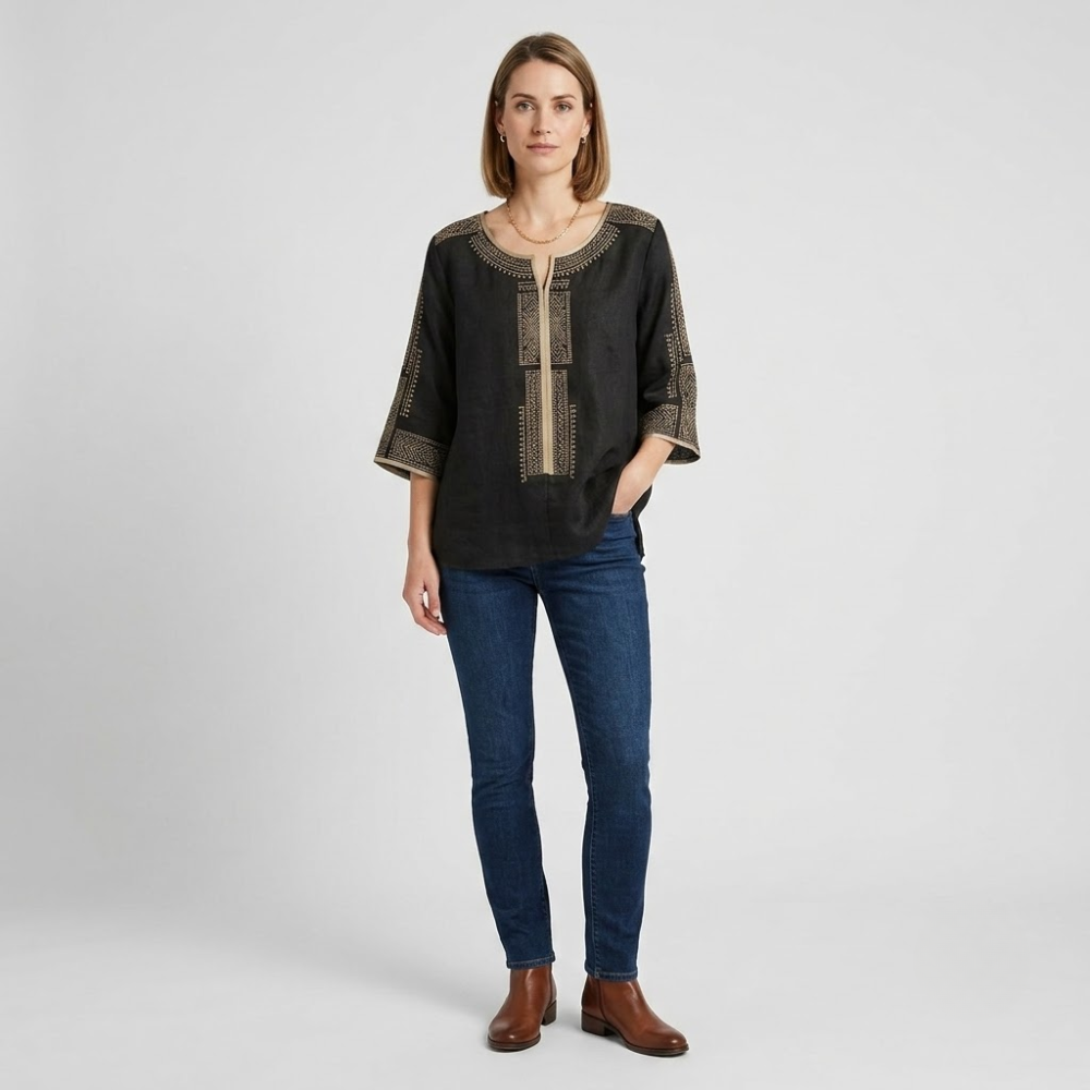 Eliana Embroidered Blouse