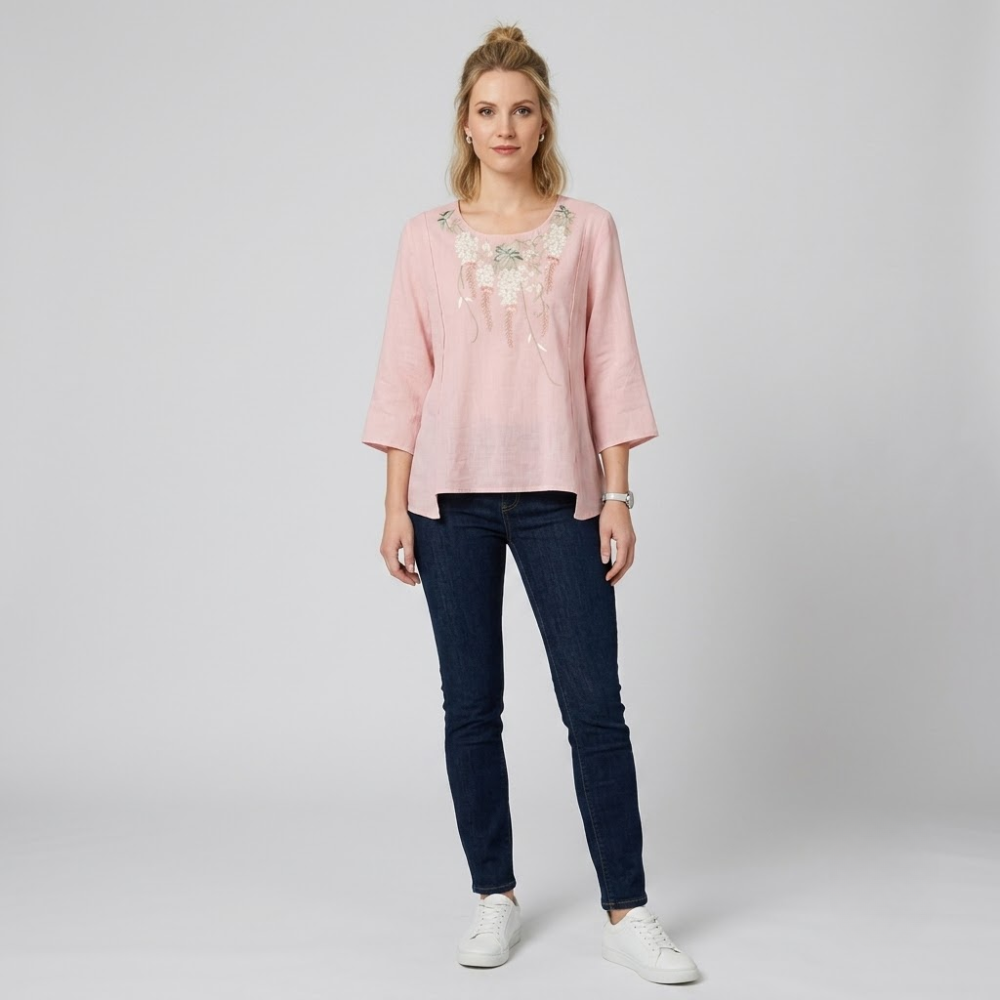 Ariana Embroidered Blouse
