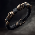 Axel Skull Cord Bracelet