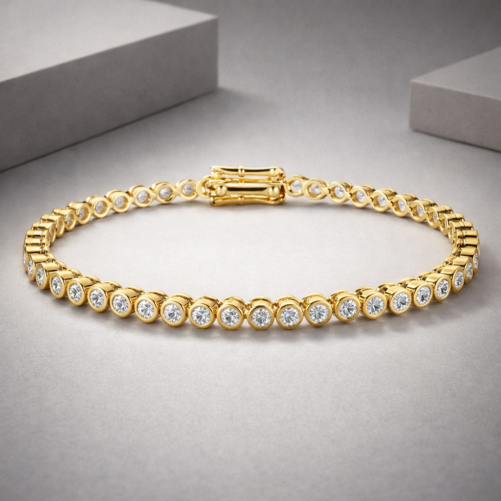 Elara Moissanite Tennis Bracelet
