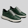 Marco Leather Lace-Up Sneakers
