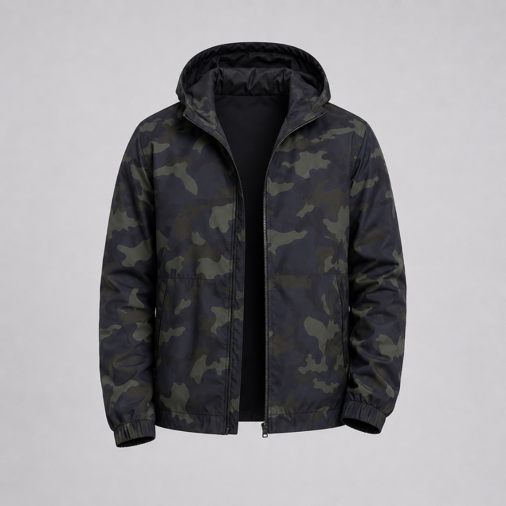 Nolan Camo Hooded Jacket