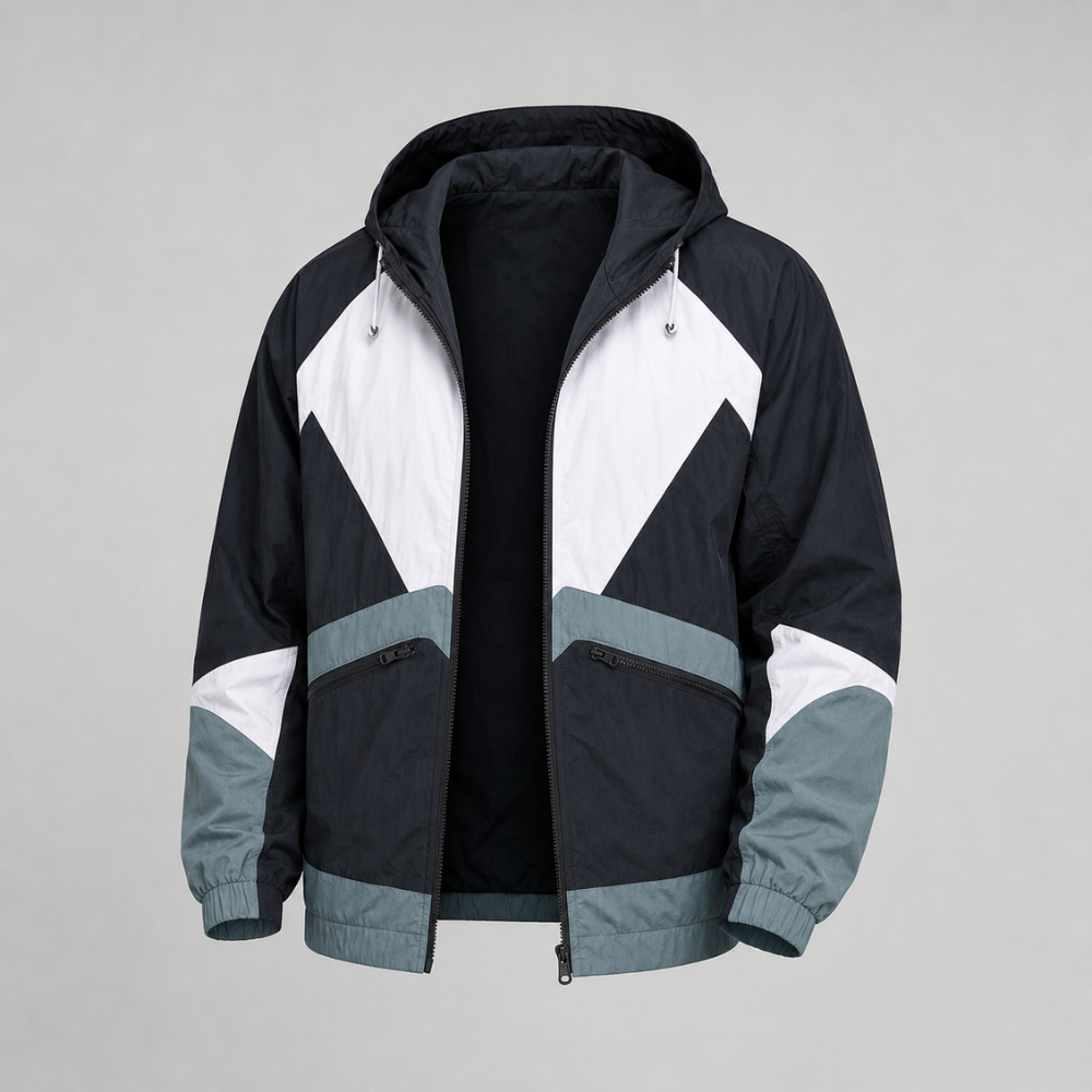 Ryder Geometric Windbreaker Jacket