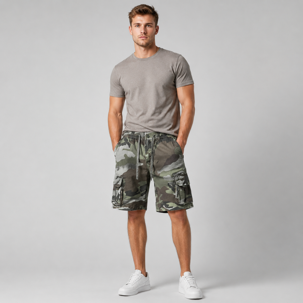 Ridgeway Camo Cargo Shorts