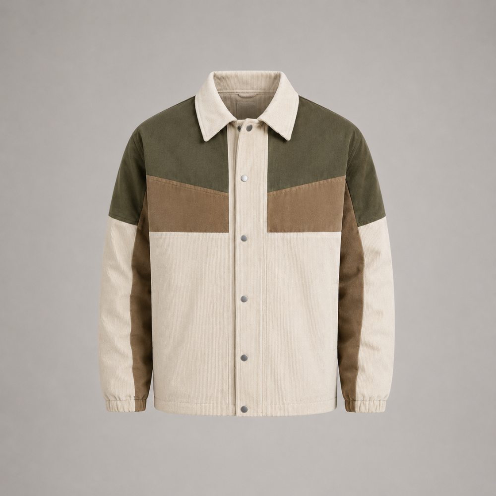 Felix Colorblock Corduroy Jacket