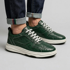 Marco Leather Lace-Up Sneakers