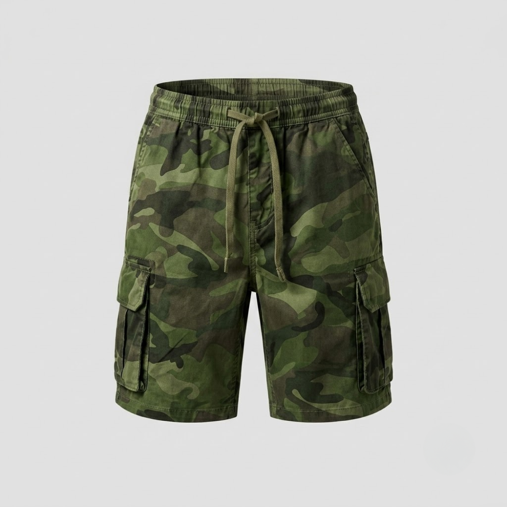 Ridgeway Camo Cargo Shorts