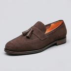Lorenzo Tassel Suede Loafers