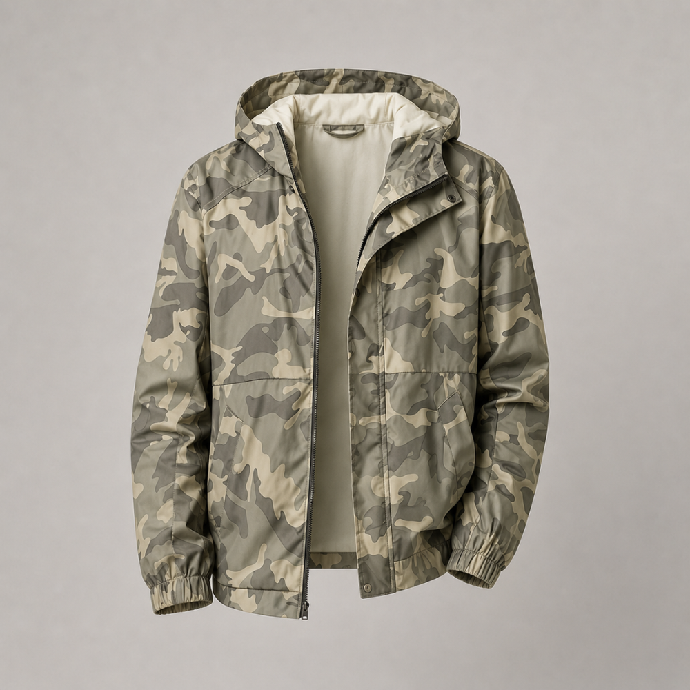 Nolan Camo Hooded Jacket