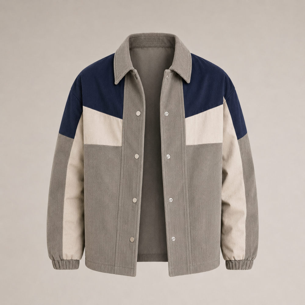 Felix Colorblock Corduroy Jacket