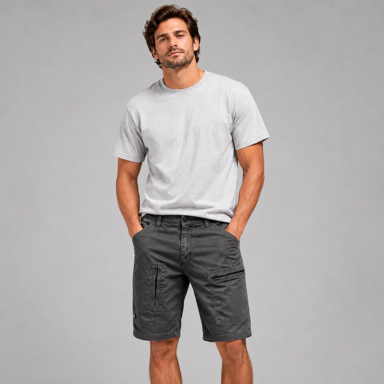 Ethan Cotton Cargo Shorts