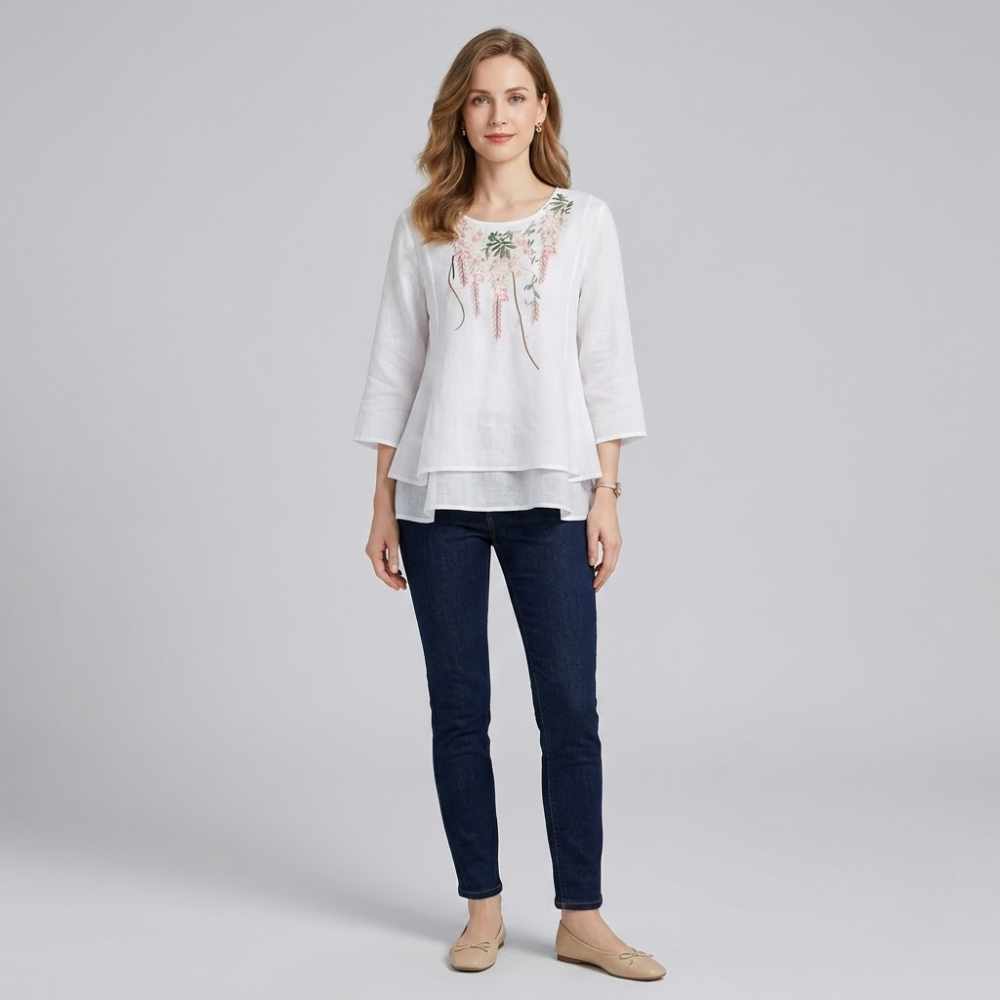 Ariana Embroidered Blouse