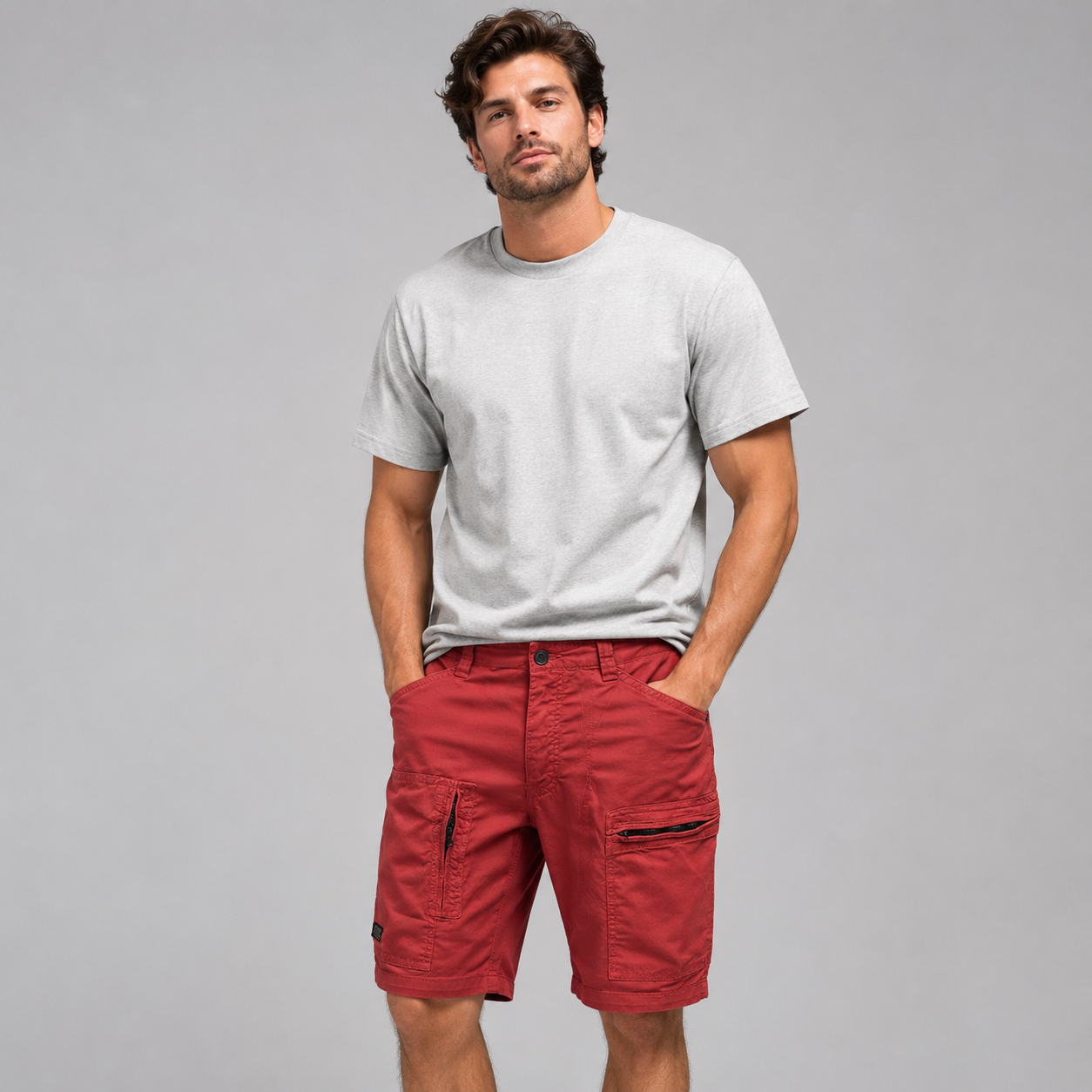 Ethan Cotton Cargo Shorts