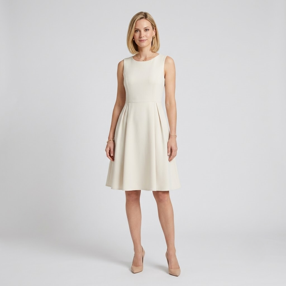 Abigail Fit & Flare Midi Dress