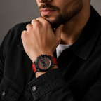 Adrian Chronograph Leather Watch