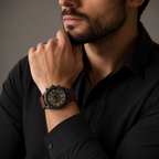 Adrian Chronograph Leather Watch