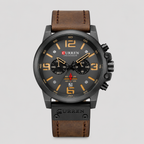 Adrian Chronograph Leather Watch