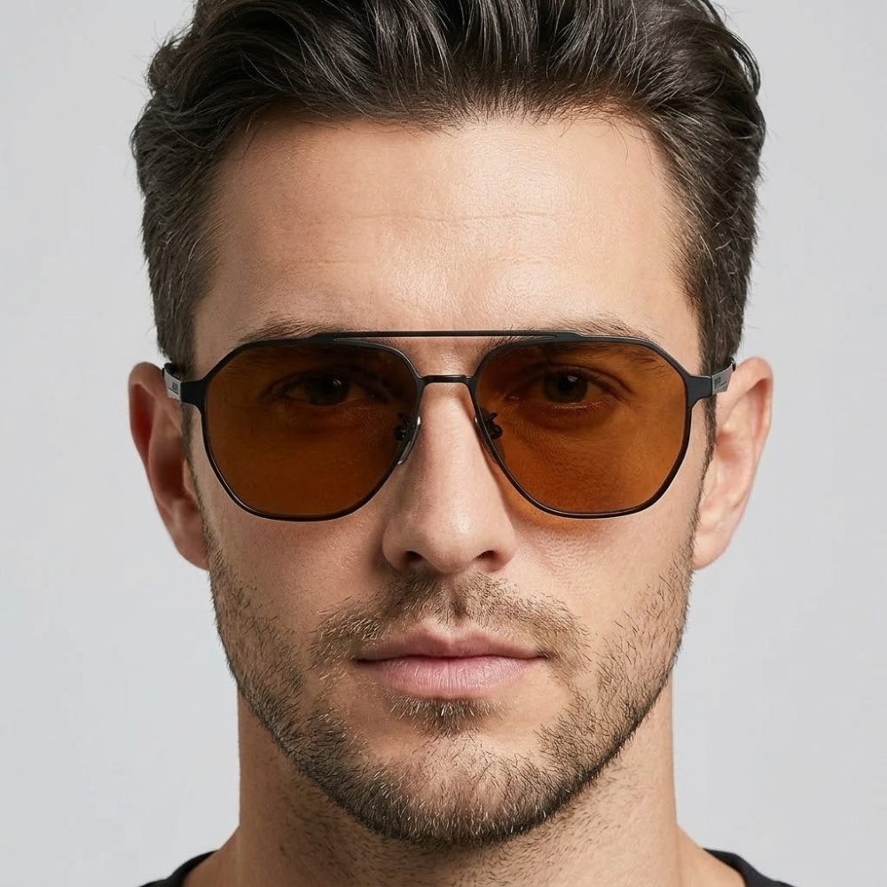Adrian Titanium Aviator Sunglasses
