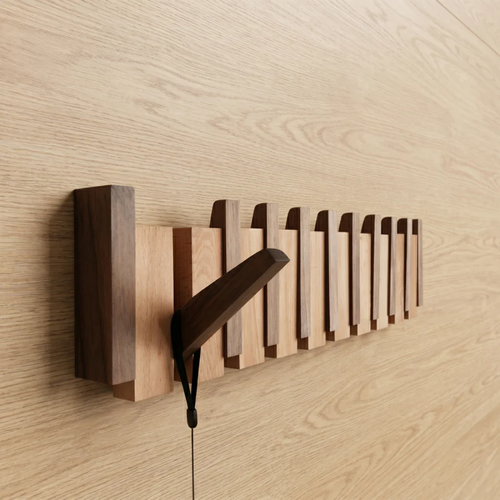 Alden Wooden Piano Coat Rack