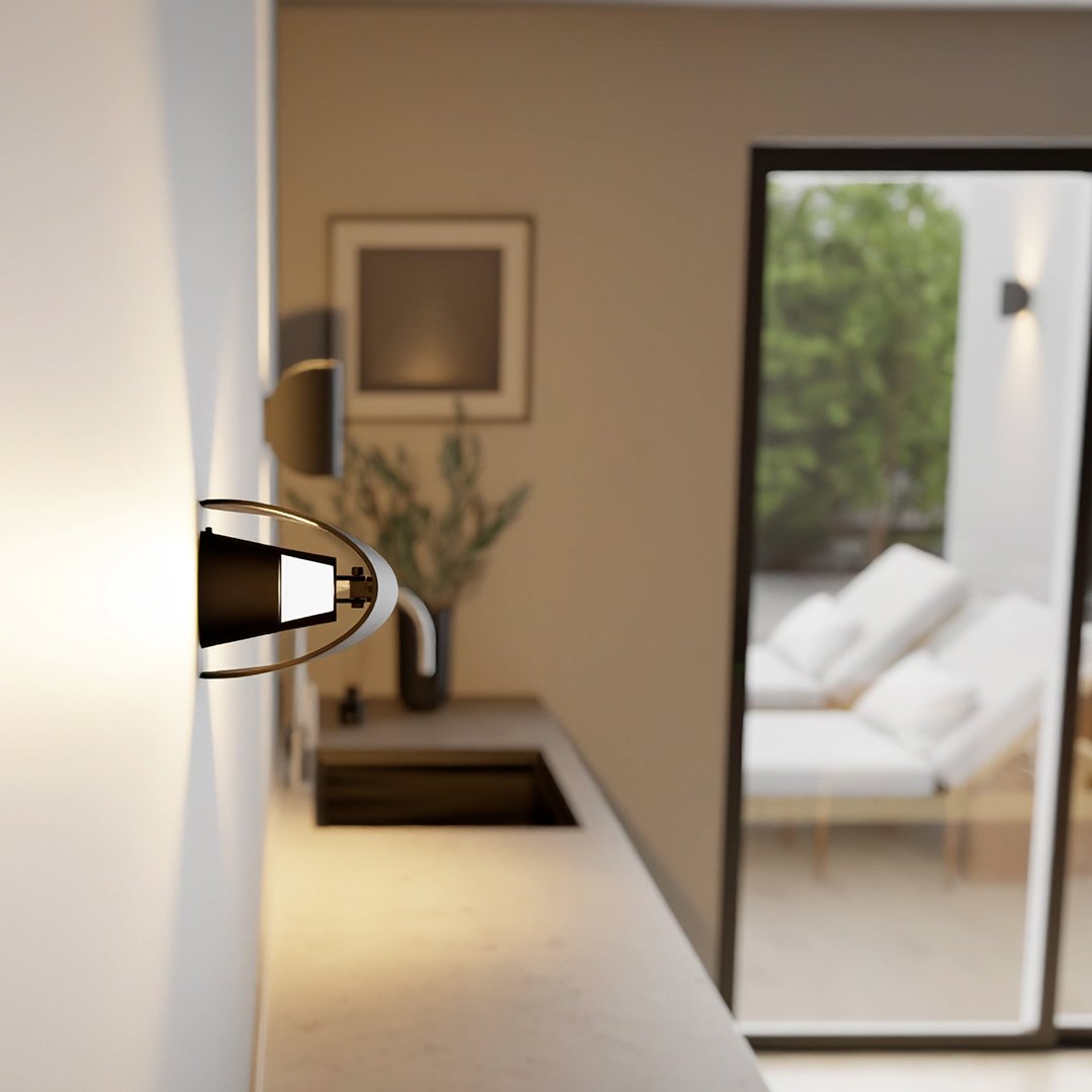 Enzo Rotating LED Wall Light