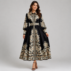 Arabella Floral Belted Midi Dress