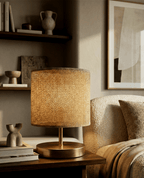 Giulio Amber Glass Table Lamp