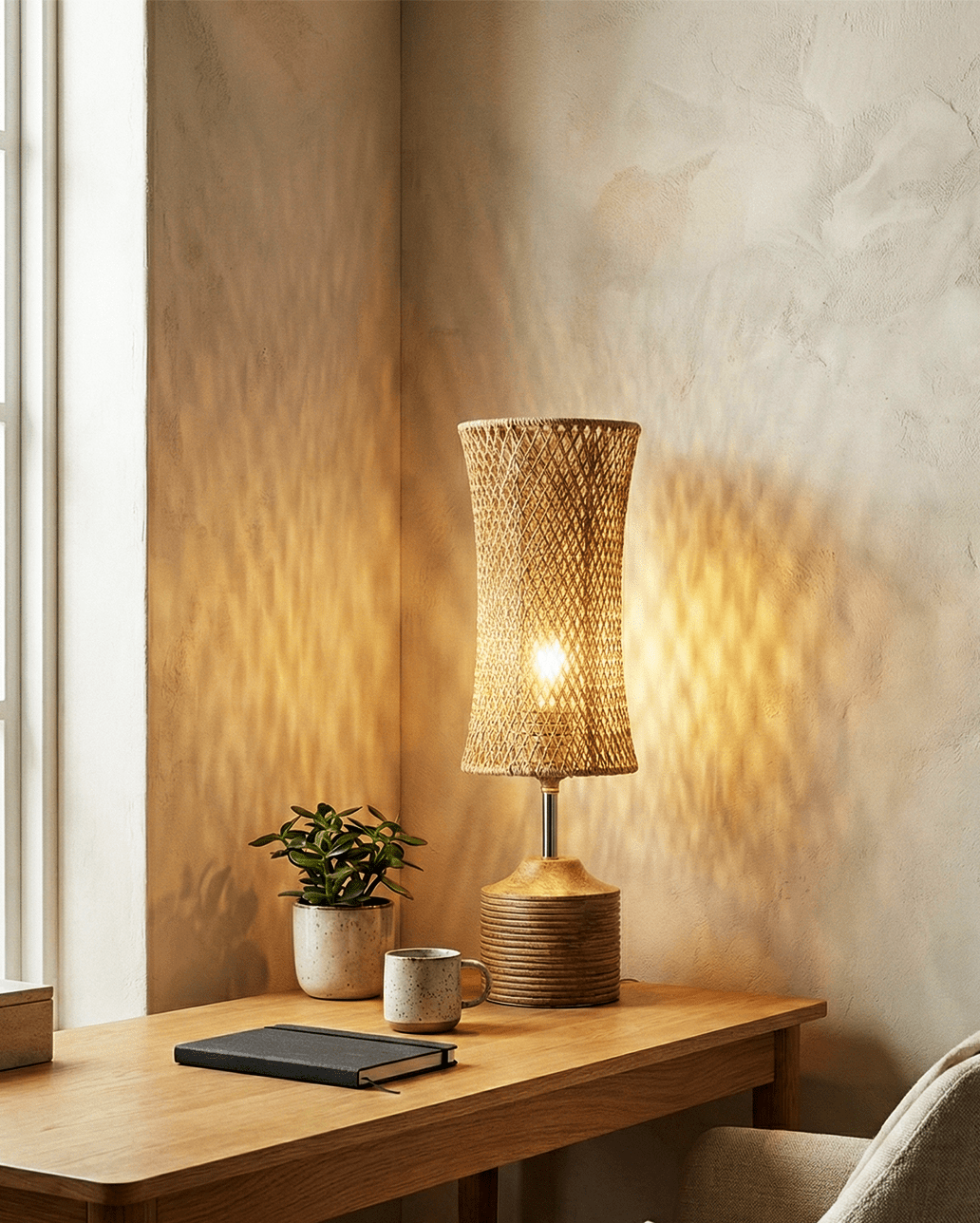 Paolo Woven Table Lamp