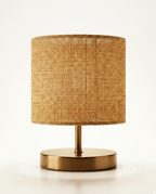 Giulio Amber Glass Table Lamp