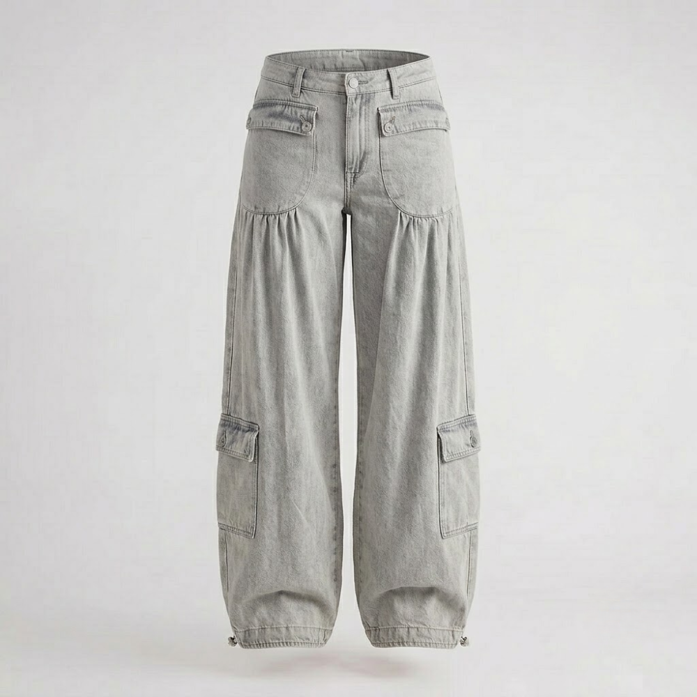 Aurora Wide Leg Denim Jeans