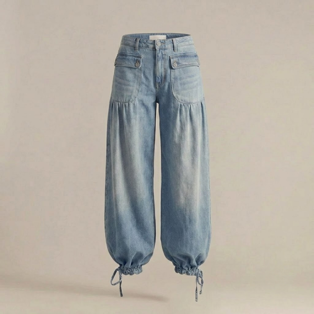 Aurora Wide Leg Denim Jeans