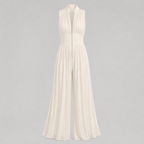Caelia Pleated Wide Leg Jumpsuit