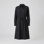 Camille Belted Shirt Midi Dress