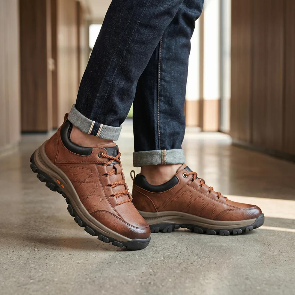 Carter Leather Walking Shoes