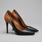 Charlotte Two-Tone Stiletto Heels