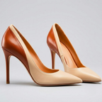 Charlotte Two-Tone Stiletto Heels