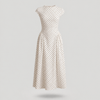 Clara Poka Dot Maxi Dress