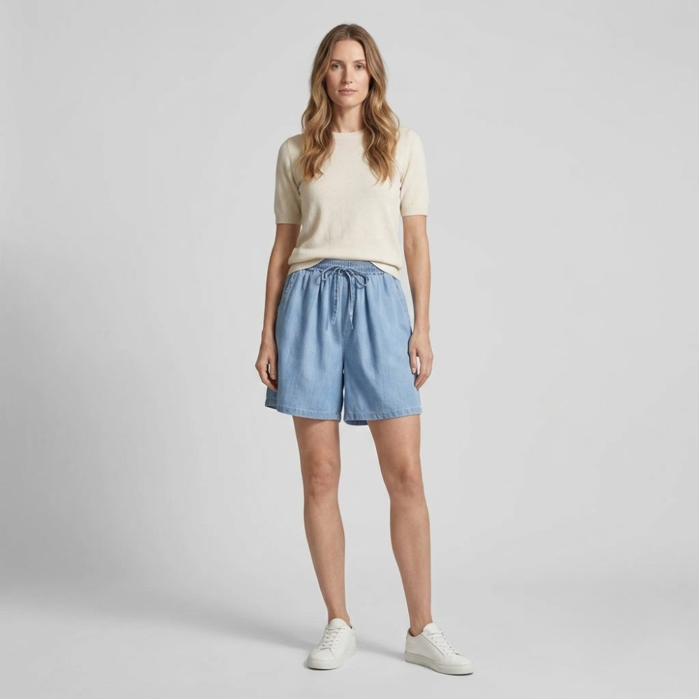 Claire Wide Leg Lounge Shorts