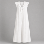 Corinne Linen Blend Maxi Dress