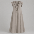 Corinne Linen Blend Maxi Dress