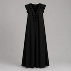Corinne Linen Blend Maxi Dress