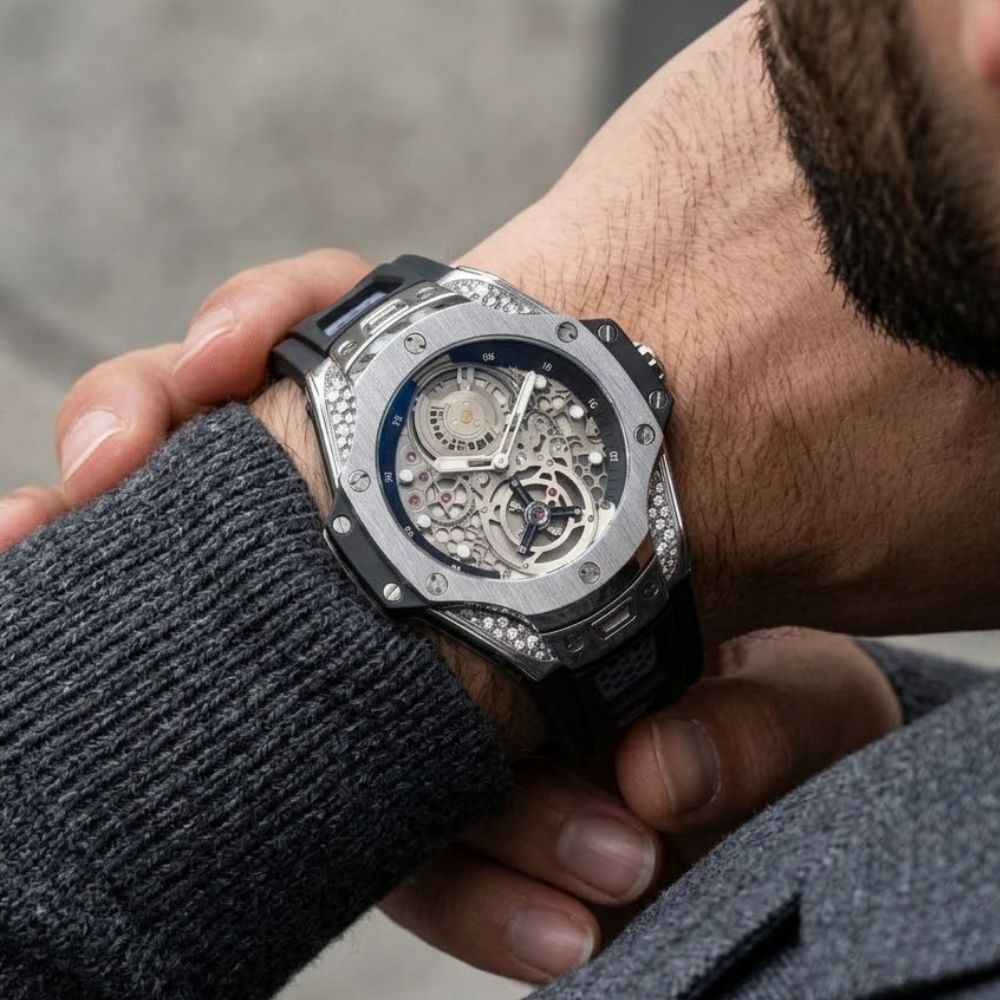 Damien Skeleton Sport Watch