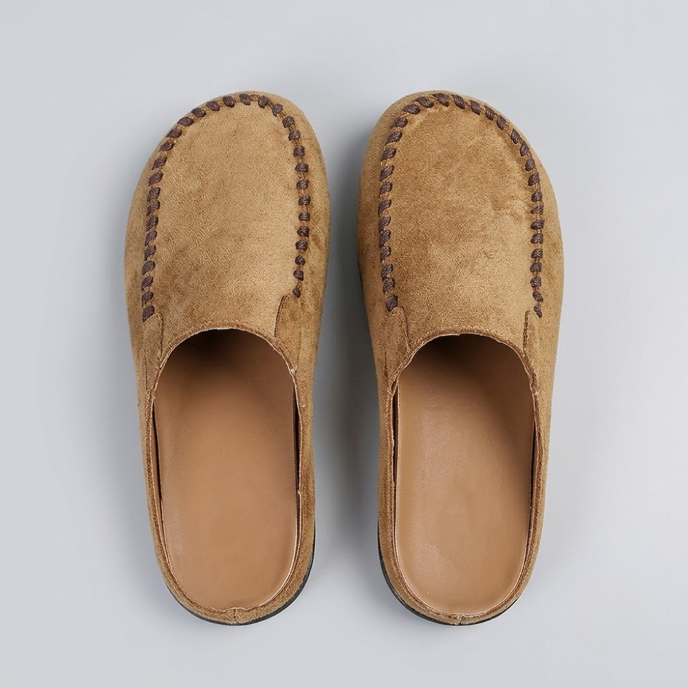 Darcie Leather Mule Loafers