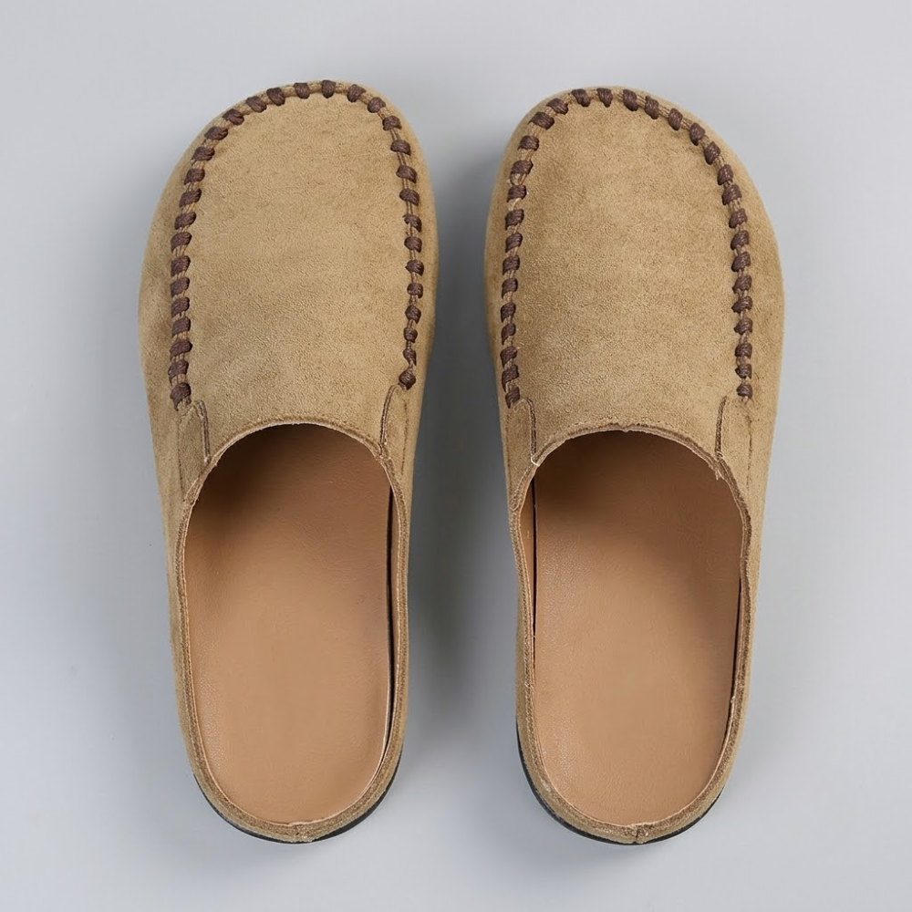 Darcie Leather Mule Loafers