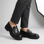 Dominic Croc Panel Lug Loafers