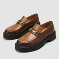 Dominic Croc Panel Lug Loafers