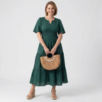 Elara Tiered Midi Dress