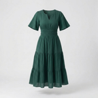 Elara Tiered Midi Dress