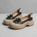 Elena Bow Platform Slip-Ons