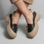 Elena Bow Platform Slip-Ons