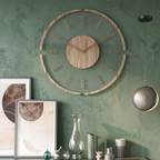 Elias Wooden Wall Clock